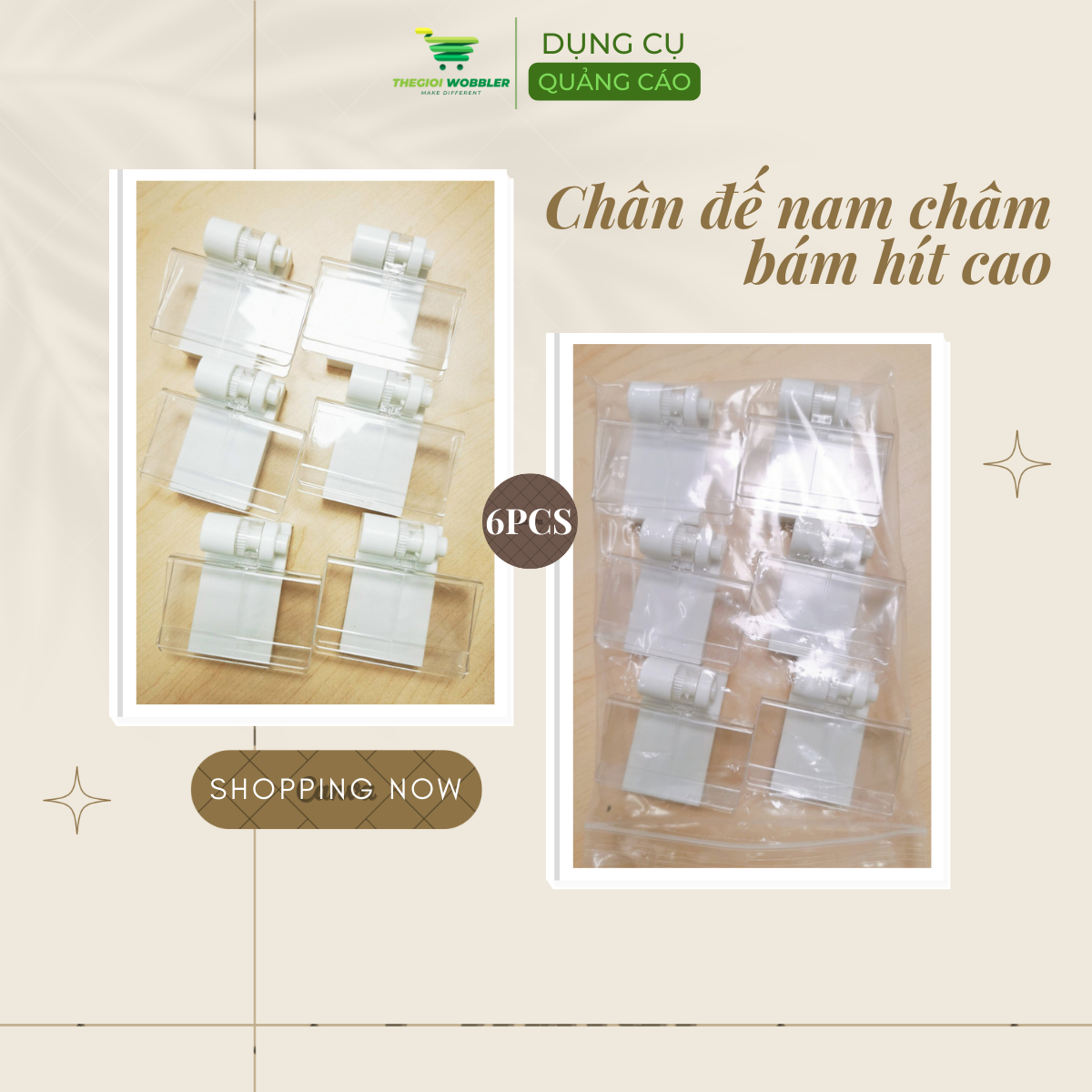 Kẹp bảng giá sale, kẹp wobbler, chân đế nam châm kẹp bảng giá, kẹp quảng cáo thegioi wobbler, đa năng kẹp được (4)