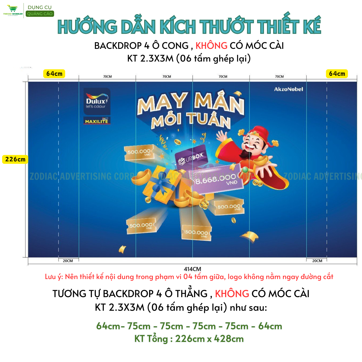 Khung backdrop mạng nhện, backdrop di động, khung sân khấu trong nhà, khung pop up, Thegioi Wobbler, kt 2.3x3m backdrop cong hoặc thẳng đồng giá, hợp kim nhôm cao cấp (16)